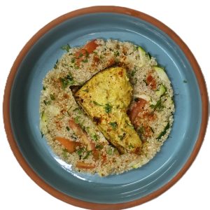 Salade de quinoa au poisson